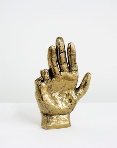 Bettina Buck, Relic, 2010, bronze, hand-size