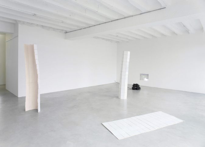 Installation view at the end of the exhibition <i>All My Mistakes I Made For You</i>, Gallery Opdahl, Berlin