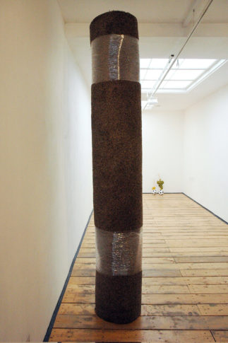 <i>Pillar</i><br>Installation view <i>Flexing Brown,</i> ROKEBY Gallery, London 2008