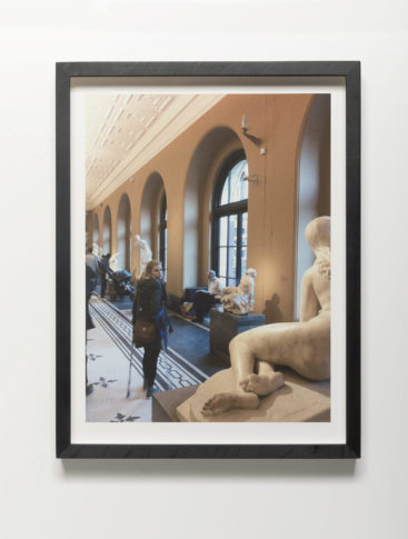 <i>V&A cycle (figures in space)</i><br>Image size: 24,6 x 33,0 cm<br>Frame Size: 28,5 x 37,5 cm