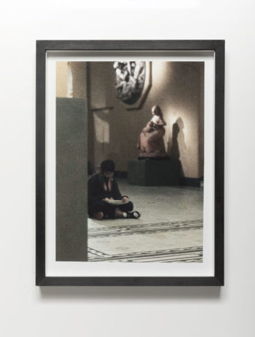 <i>V&A cycle (figures in space 2)</i><br>Image size: 23,8 x 32,2 cm<br>Frame Size: 27,8 x 36,7 cm